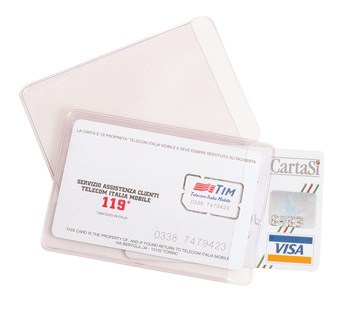 CMPL 0004TR BUSTA PCARD TRASPARENTE 2POSTI